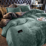 Amorgos Fine Velvet Bedding Set