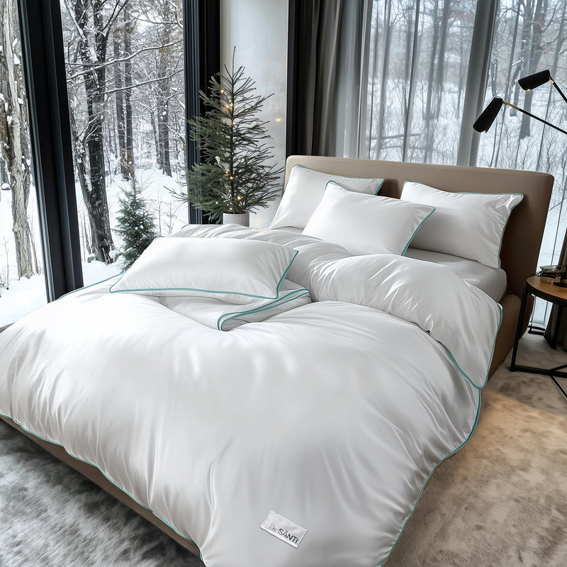 The BRISA Over-Sized Eucalyptus Bedding Set