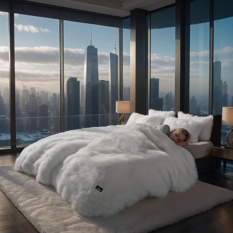 The CYRA Ultra-Luxe Velvet Bedding Set